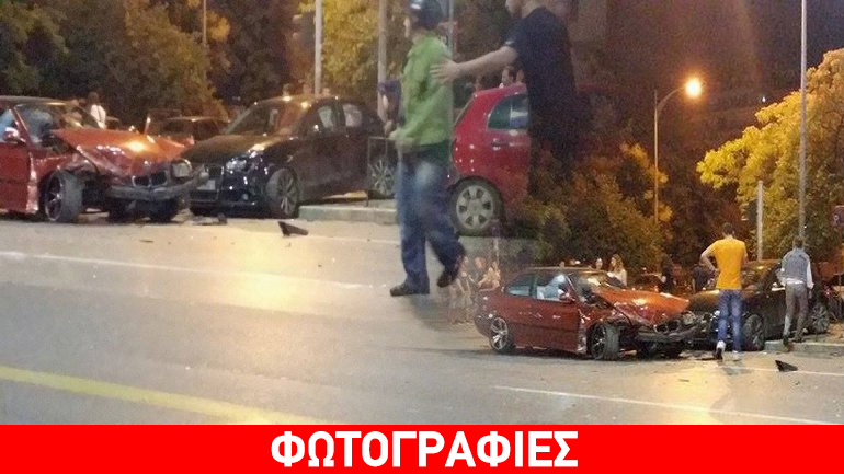 Καραμπόλα στο κέντρο της Θεσσαλονίκης