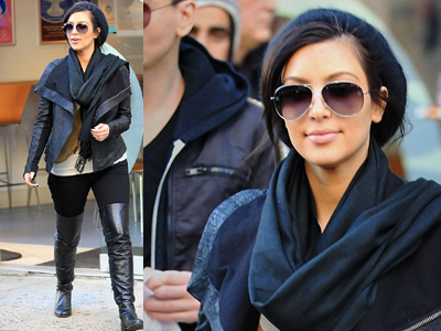 Σπάνια «ντυμένη» εμφάνιση της Kim Kardashian