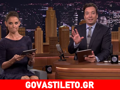 Katie Holmes & Jimmy Fallon: Ποιος μπορεί να κάνει την πιο αστεία γκριμάτσα;