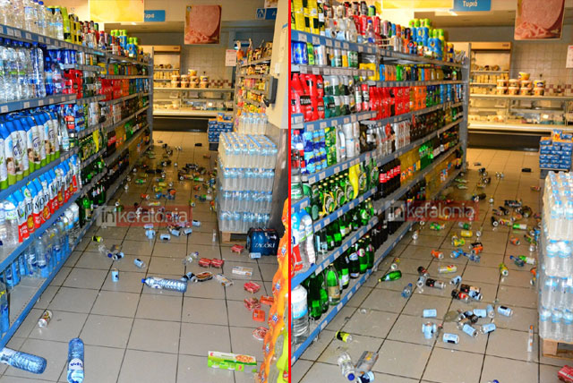 Αργοστόλι: Ζημιές σε σούπερ μάρκετ