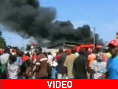 Βίντεο-σοκ λίγο πριν τη συντριβή αεροπλάνου στο Κογκό