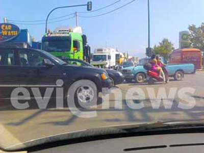 Κυκλοφοριακό «κομφούζιο» στους δρόμους της Χαλκίδας