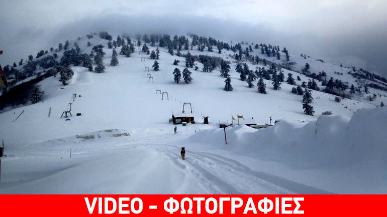 Βασιλίτσα: Το χιόνι έφθασε το 1,5 μέτρο