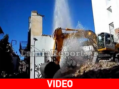 «Ποτάμι» το νερό στη Λαμία