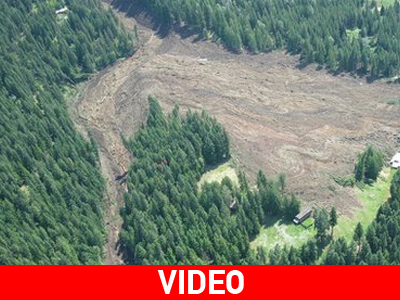 Στο έλεος των κατολισθήσεων απομονωμένη περιοχή του Καναδά