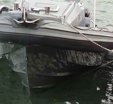 Ένα από τα δύο σκάφη του Λιμενικού Σώματος