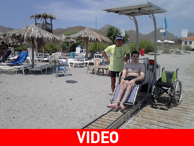 Άνετη η πρόσβαση των ΑμεΑ σε παραλίες της Λήμνου