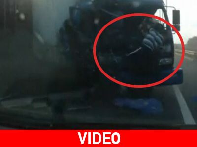 Απίστευτο τροχαίο στη Ρωσία