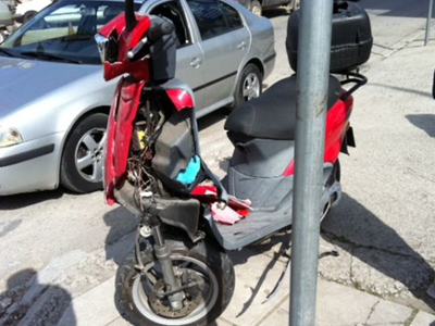 Τροχαίο με τραυματία στη Λαμία