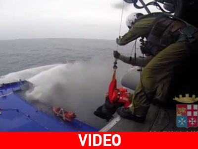 Νέα video από το φλεγόμενο Norman Atlantic και τη διάσωση των επιβατών