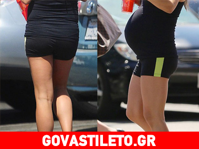 Σε λίγες μέρες γεννάει και μπορεί ακόμη να φοράει «καυτό» σορτς. Δείτε ποια είναι!