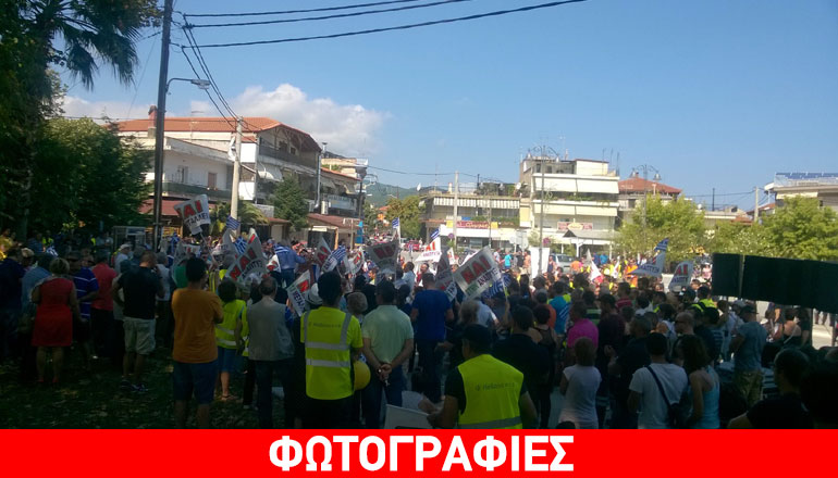 Χαλκιδική: Πορεία διαμαρτυρίας υπέρ των Μεταλλείων