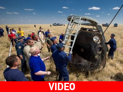 Διαστημική κάψουλα με επιβάτες ποντίκια και σαύρες