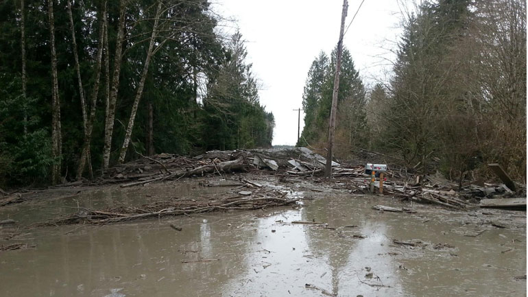 Η κατολίσθηση έφερε κινητοποίηση