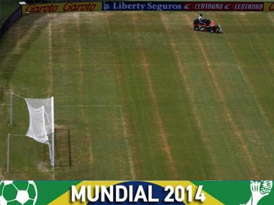 Βραζιλία: Καλύπτουν τα κενά στο χορτάρι με… σπρέι!