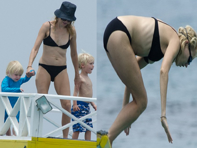 Χαλαρώνει στις Μπαχάμες