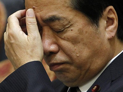 Συντετριμμένος ο Naoto Kan