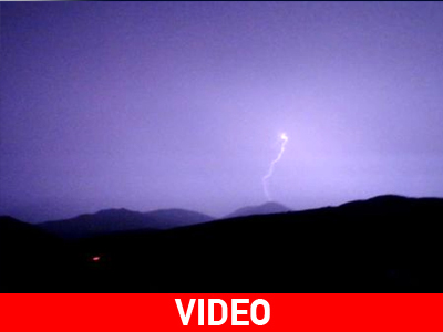 Άστραψε και βρόντηξε στη Νάξο