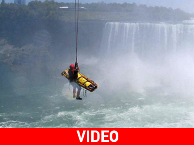 Δραματική διάσωση στους καταρράκτες του Νιαγάρα