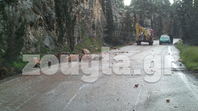 Κατολισθήσεις στο ορεινό δίκτυο