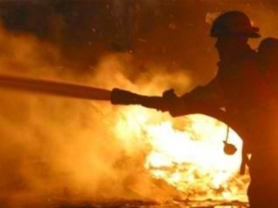 Το σκαφτικό τυλίχτηκε στις φλόγες