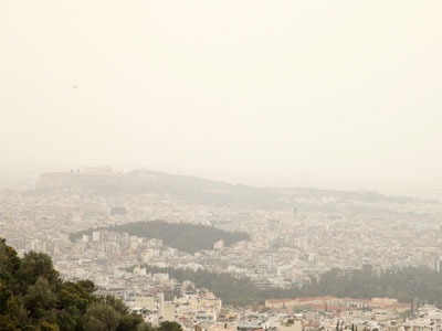 Αυξημένα επίπεδα όζοντος στην Αθήνα