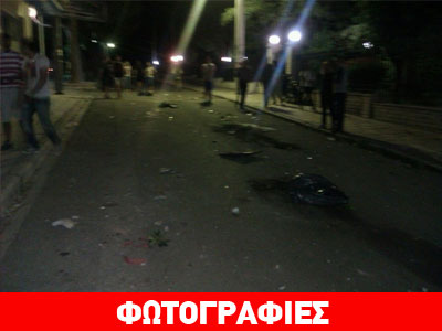 Άγριο ξύλο στο κέντρο της Πάτρας