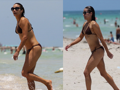 Μάτια μόνο για τον σύζυγό της