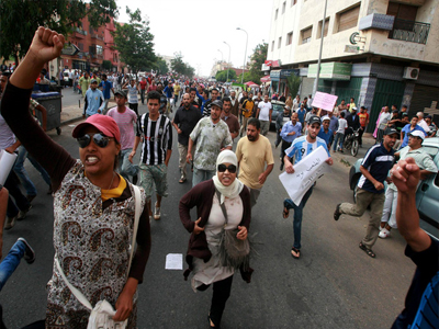 Ειρηνικές διαδηλώσεις στο Μαρόκο