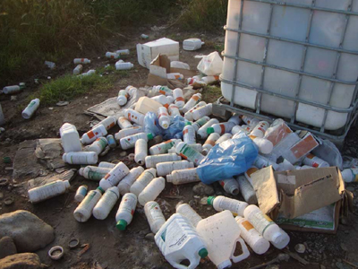 Καμία μέριμνα για την αποκομιδή των φυτοφαρμάκων