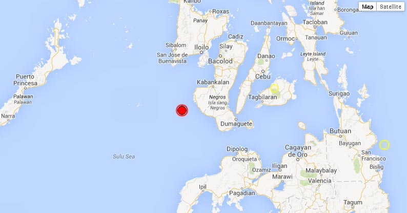 Το επίκεντρο του σεισμού