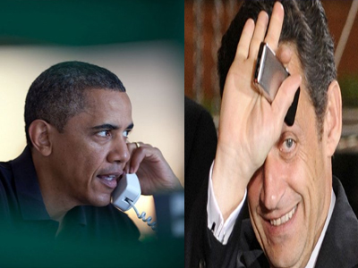 Τηλεφωνική επικοινωνία Obama-Sarkozy