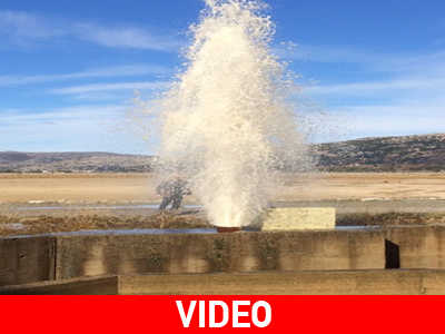 Λασίθι: Πίδακας νερού… έξι μέτρων!
