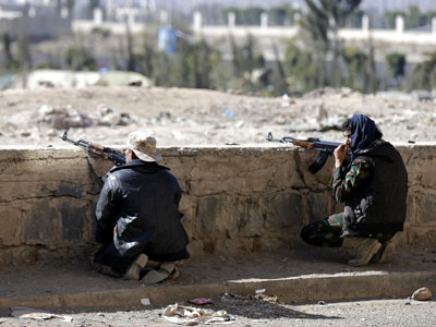 Υεμένη: Αντάρτες Χούτι φρουρούν την προεδρική κατοικία