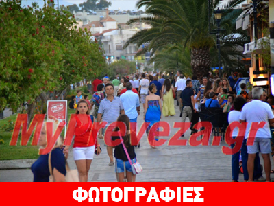 Ασφυκτικά γεμάτη η παραλία της Πρέβεζας