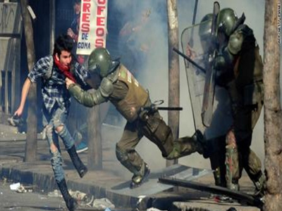 Δεν κάνουν πίσω οι φοιτητές στη Χιλή