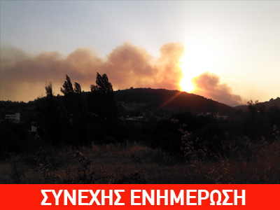 Ρόδος: Δασική πυρκαγιά στην Ψίνθο