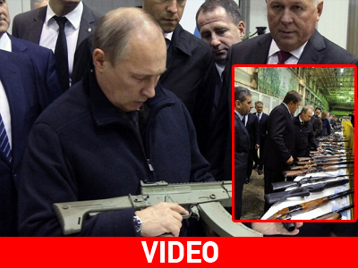 Με το καλάσνικοφ στο χέρι ο Putin