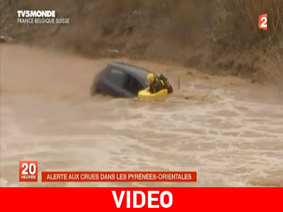 Γαλλία: Πλημμύρες σαρώνουν τα ανατολικά Πυρηναία