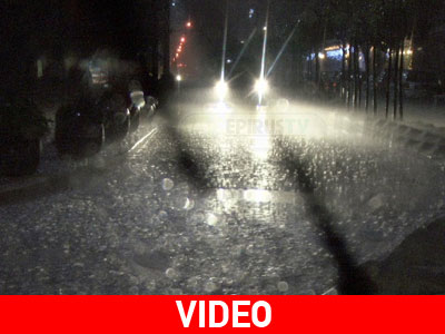 Άνοιξαν οι ουρανοί στα Ιωάννινα