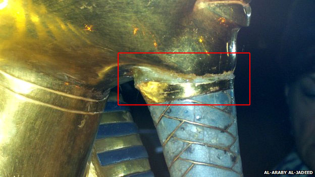 Η κόλλα στη νεκρική μάσκα του Τουταγχαμών