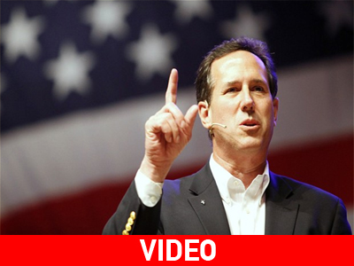 Πυρά κατά Santorum για «επίμαχο» video
