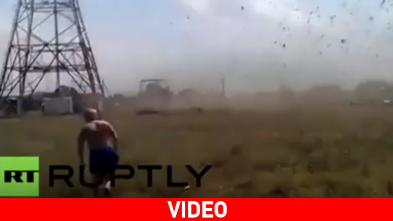 Ρωσία: Σμήνος ακρίδων σαρώνει τα πάντα στο πέρασμά του!