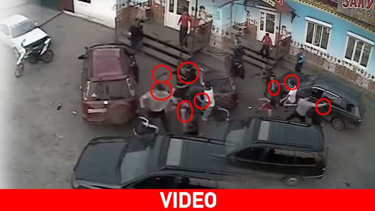 Το ξύλο της (ρωσικής) αρκούδας έξω από κλαμπ!