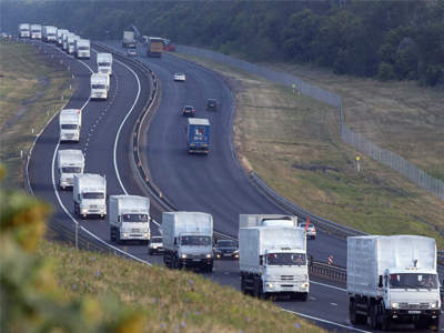 Δεν έχει ξεκινήσει η επιθεώρηση της ρωσικής ανθρωπιστικής βοήθειας από τον ΔΕΕΣ