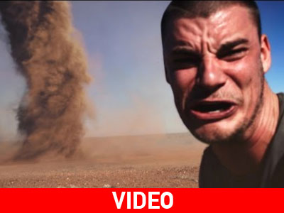 Αυστραλία: Selfie μ’ έναν… ανεμοστρόβιλο!