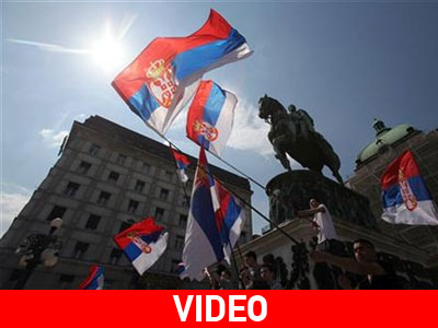 Διαδηλώσεις Σέρβων εθνικιστών στο Κόσσοβο Διαδηλώσεις Σέρβων εθνικιστών στο Κόσσοβο