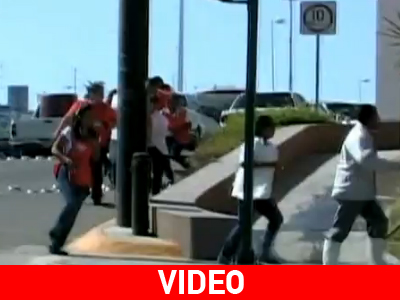 Μεξικό: Απίστευτη καταδίωξη σε εμπορικό κέντρο