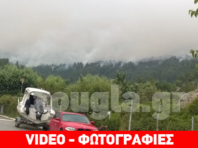 Η… βροχή σύμμαχος των πυροσβεστών στη Σιθωνία Χαλκιδικής