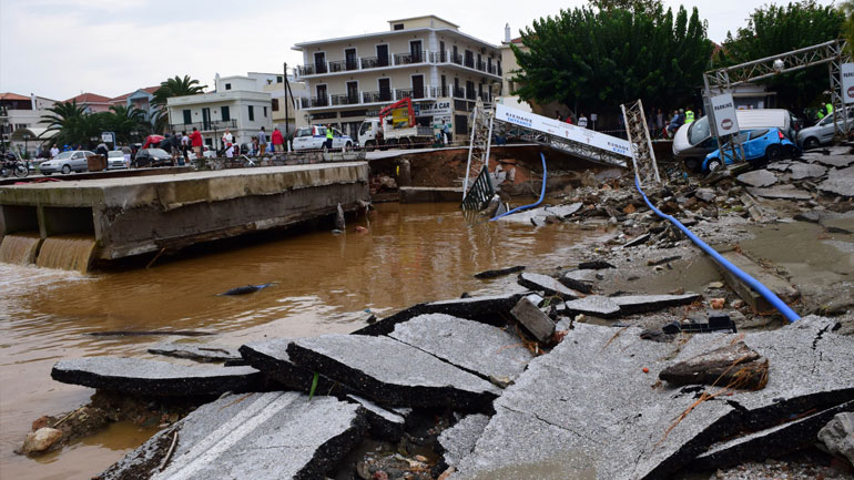 Δυνάμεις του στρατού στη Σκόπελο για την αποκατάσταση των ζημιών